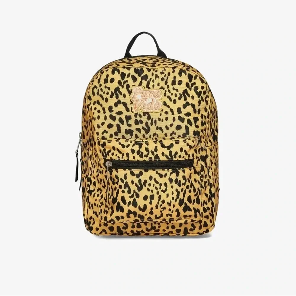 PURA VIDA LEOPARD MINI BACKPACK